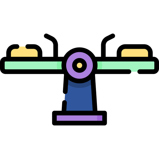 Seesaw playground park kid and baby icon