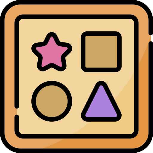 Shape toy shape toy game kid and baby icon