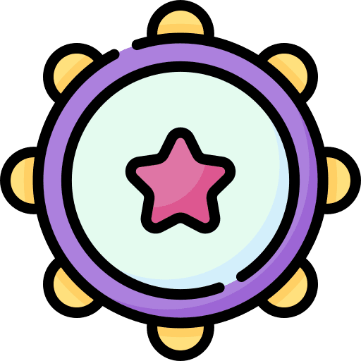 Tambourine music tambourine percussion icon