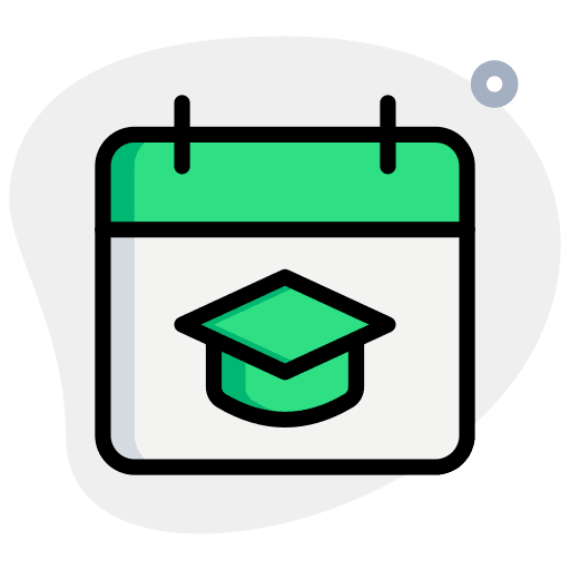 Calendar classroom calendar semester icon