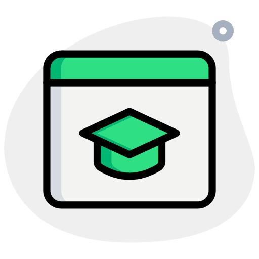 Degrees degrees mortarboard graduation hat icon