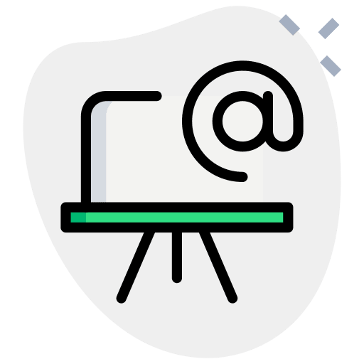 Presentation education communications electronics icon