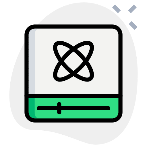 Media player science online media player icon