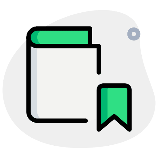 Bookmark bookmark studying education icon