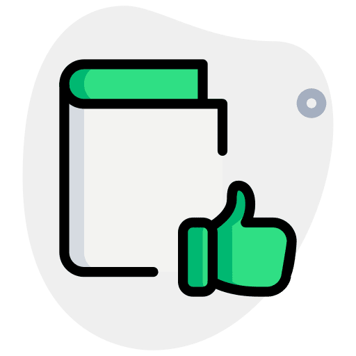 Like education notebook library icon