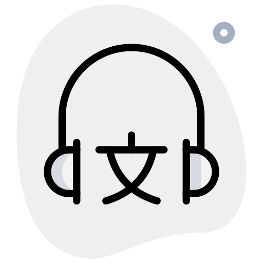 Translate communications translate audio icon