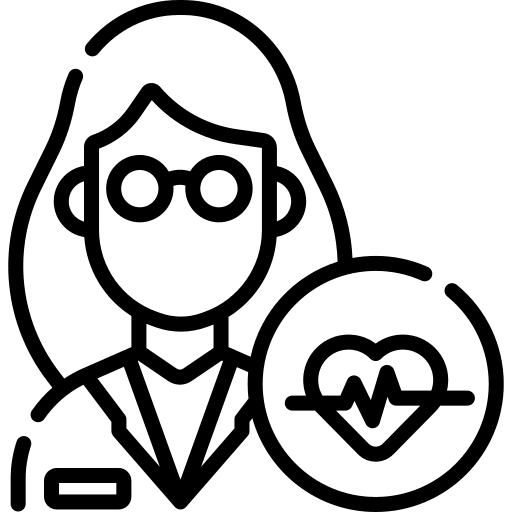 Cardiologist job people professions and jobs icon