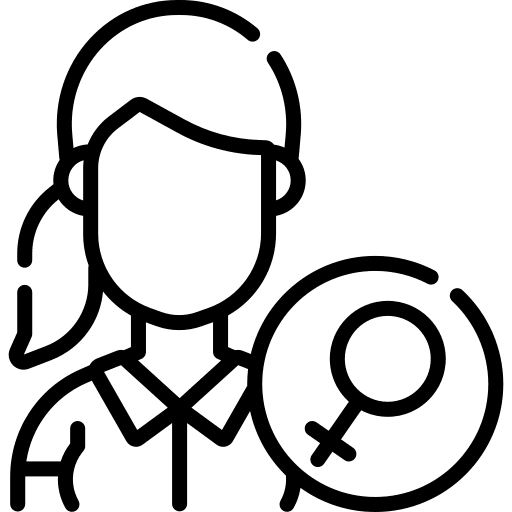 Gynecologist job profession woman icon