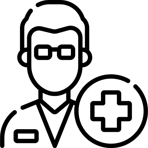 Hospitalist professions and jobs doctor job icon