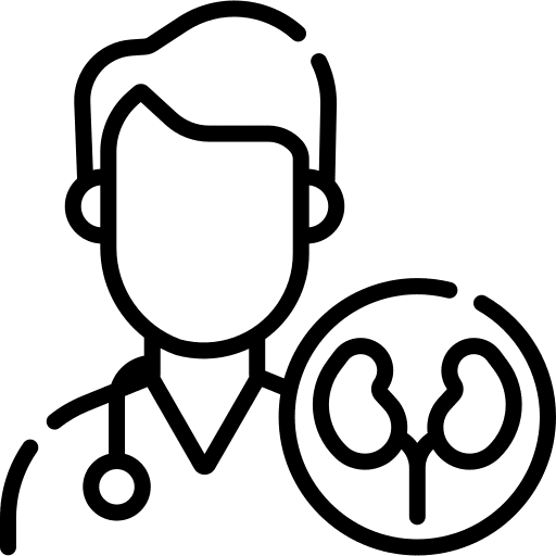 Nephrologist health man nephrologist icon