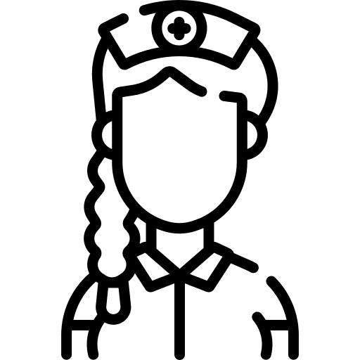 Nurse avatar doctor professional icon