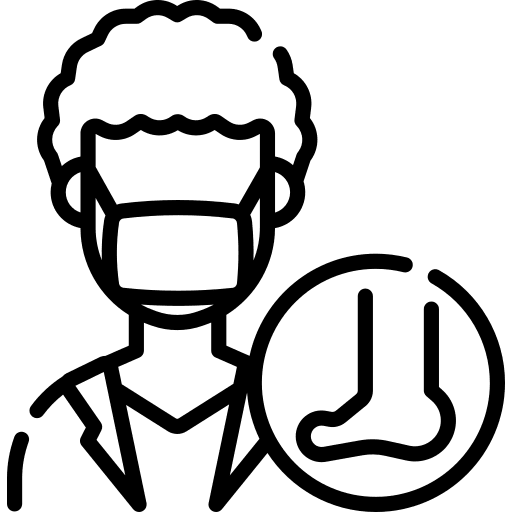 Podiatrist people profession foot icon