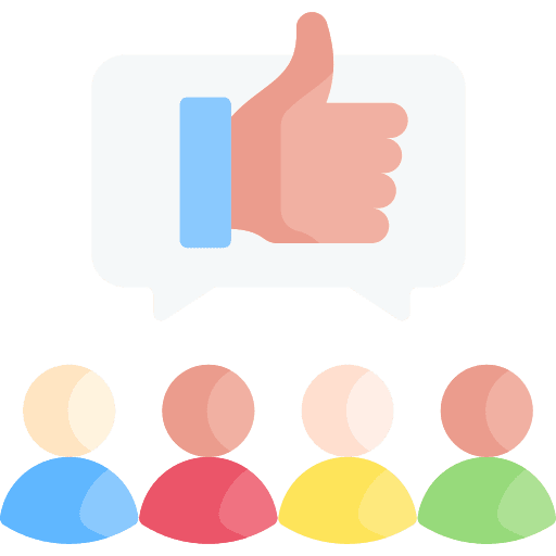 Like like marketing social media icon