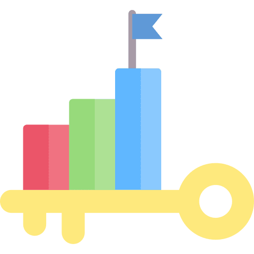 Success growth objective success icon