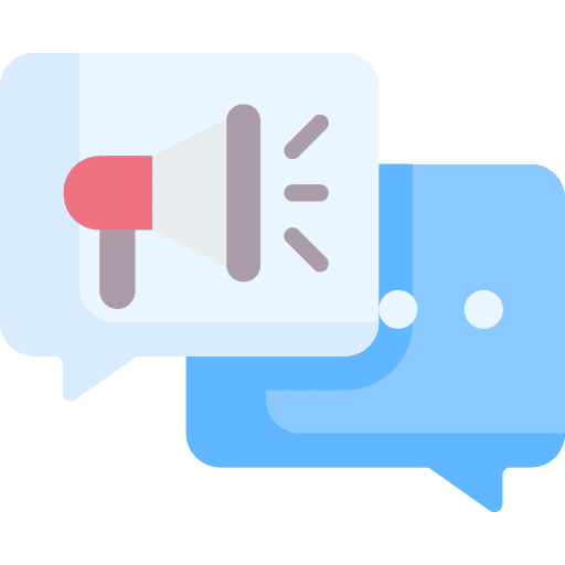 Speech bubble communications speech bubble marketing icon