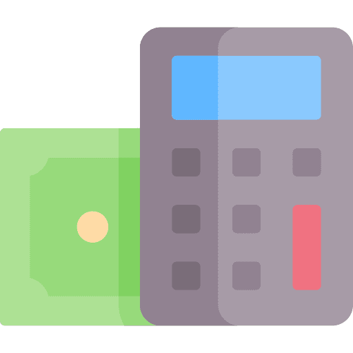 Budget calculator banknote budget icon