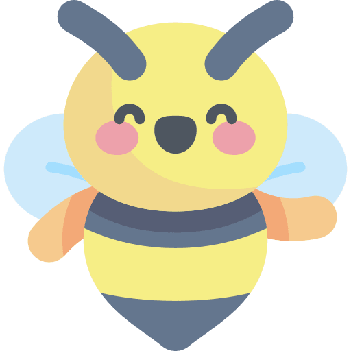 Bee wasp animals entomology icon