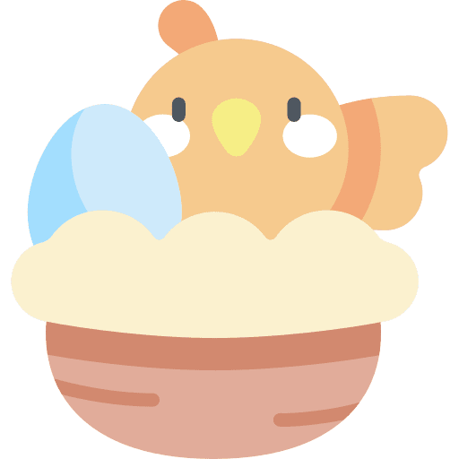 Nest eggs nest bird icon