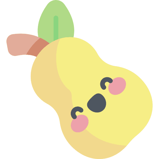 Pear fruit healthy food pear icon