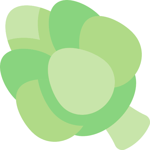 Artichoke organic food and restaurant artichoke icon