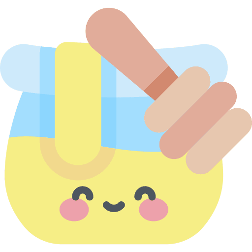 Honey organic vegetarian healthy food icon