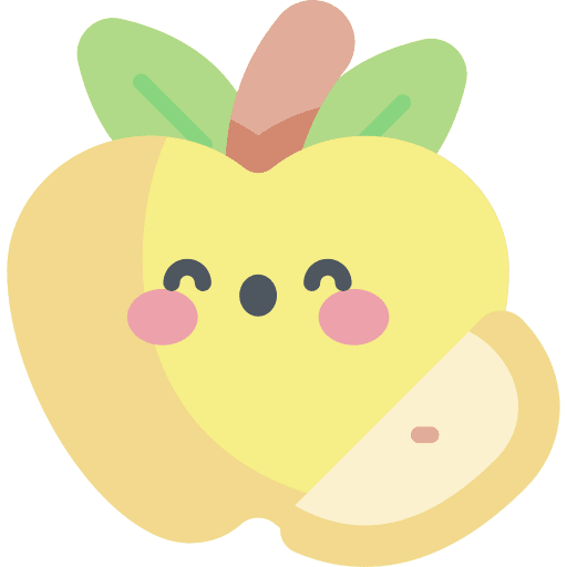 Apple vegetarian fruit food and restaurant icon