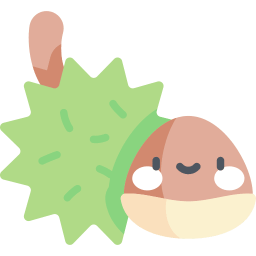 Chestnut fall botanical nut icon