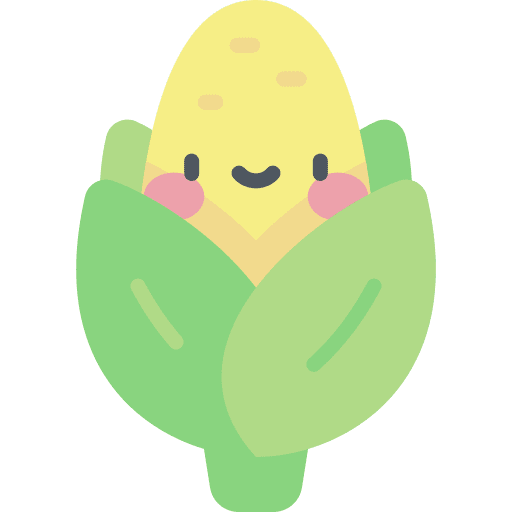 Corn cereal vegan vegetarian icon