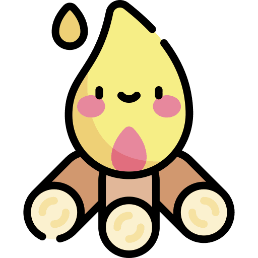 Bonfire fire bonfire survival icon