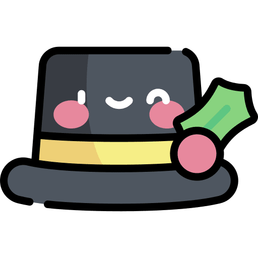 Top hat masculine elegant fashion icon