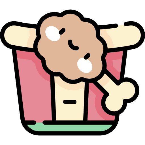 Fried chicken fried chicken bucket junk food icon