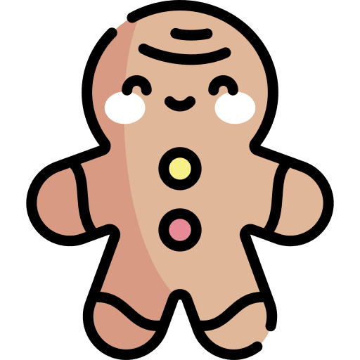 Gingerbread man food and restaurant dessert gingerbread man icon