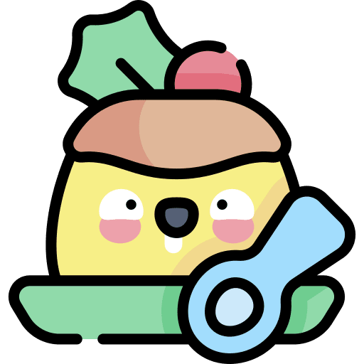 Pudding food and restaurant sugar dessert icon