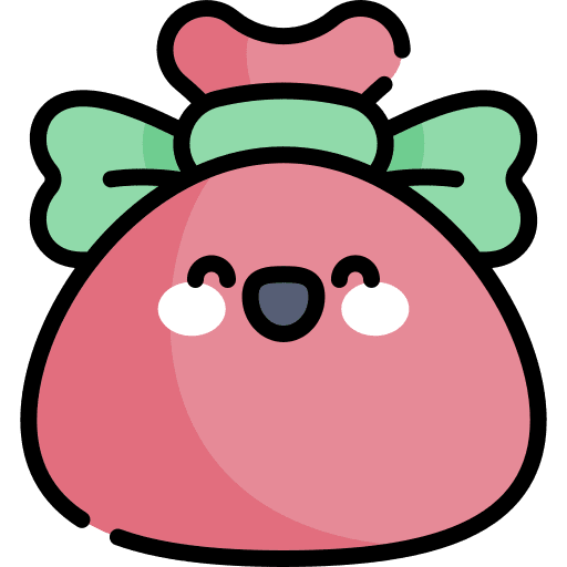 Sack xmas gift present icon