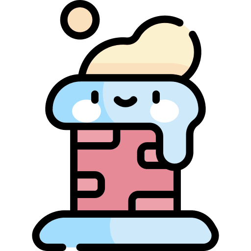 Chimney firewall furniture and household winter icon