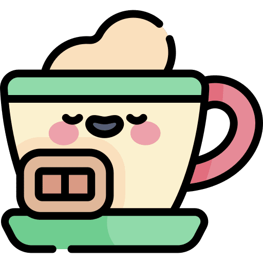 Chocolate hot drink cocoa cup icon