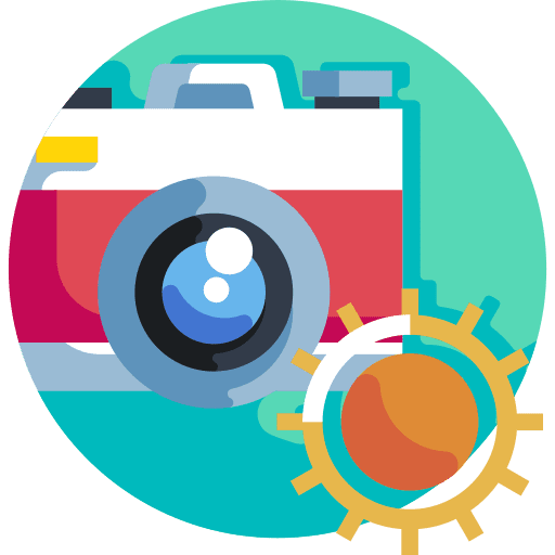 Filter circular lens miscellaneous icon