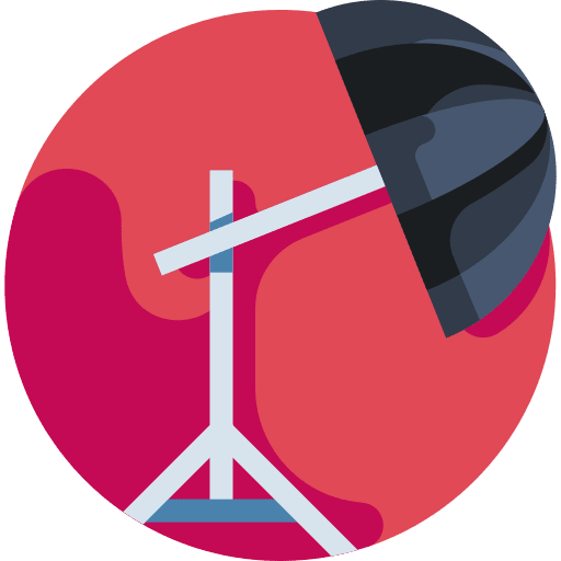 Lamp umbrella tripod miscellaneous icon