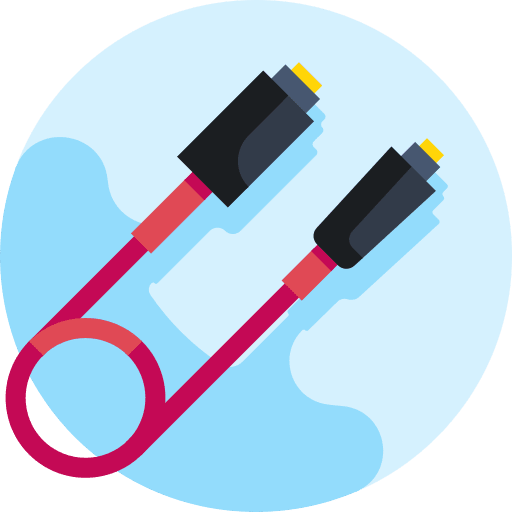Cable electronics storage data cable icon