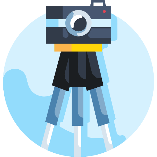 Camera stand equipment tool photo camera icon