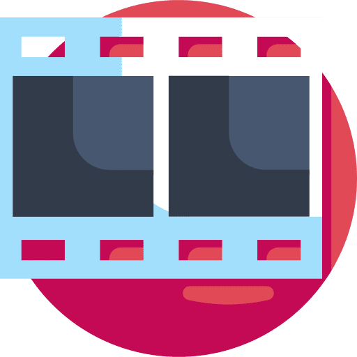 Film photography roll entertainment icon