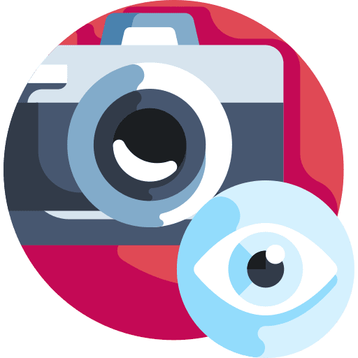 Focus electronics image photo camera icon