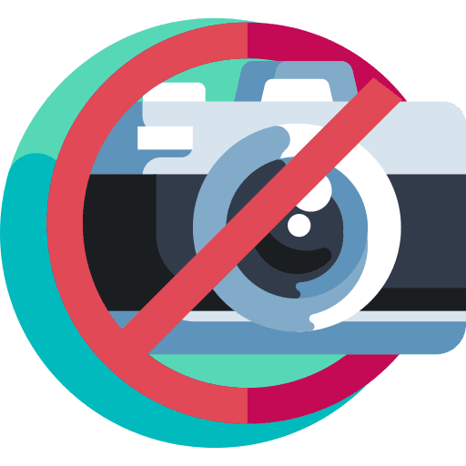 No camera signaling forbidden no camera icon