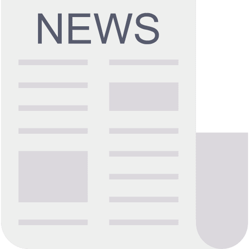 Newspaper files and folders news newspaper icon