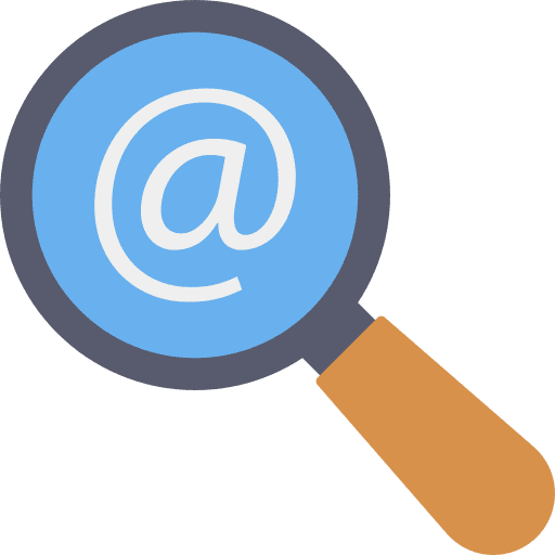 Search search seo and web email icon