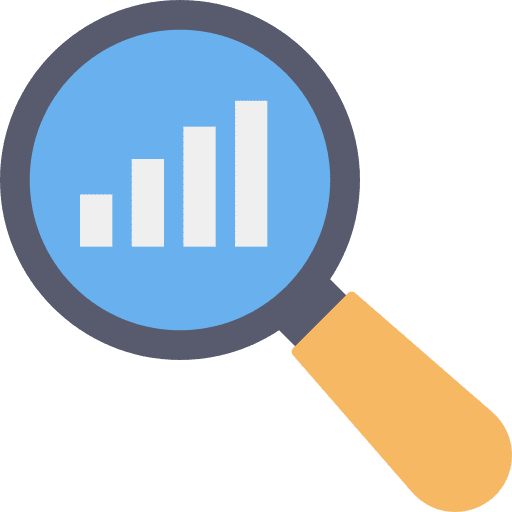 Magnifying glass search magnifying glass marketing icon