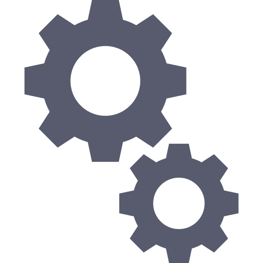 Settings execute gears cogwheels icon