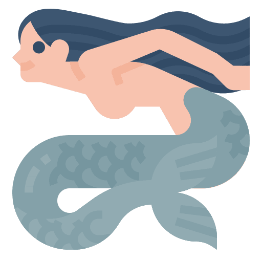 Mermaid sea mermaid aquatic icon
