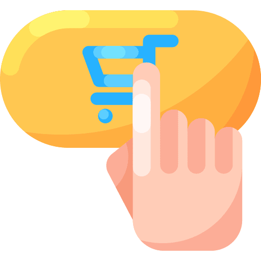 Add to cart commerce and shopping button market icon
