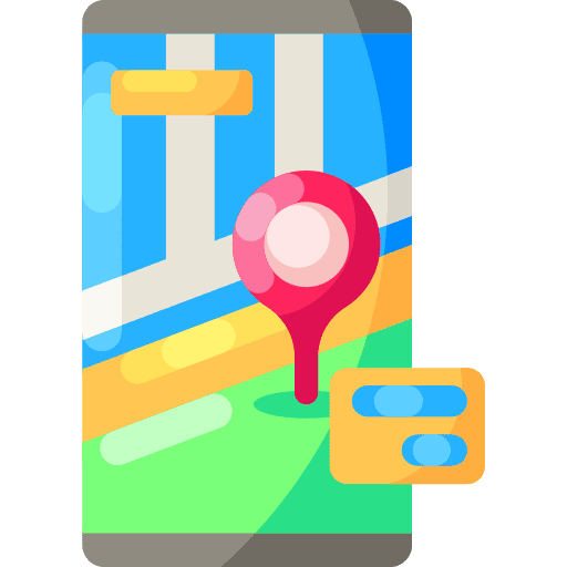 Location location pin mobile position icon